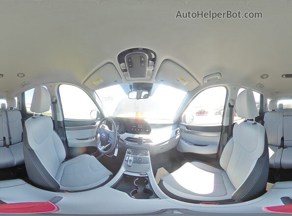 KM8R14HE1LU069476 2020 HYUNDAI PALISADE Серый Панорамный вид салона 360°