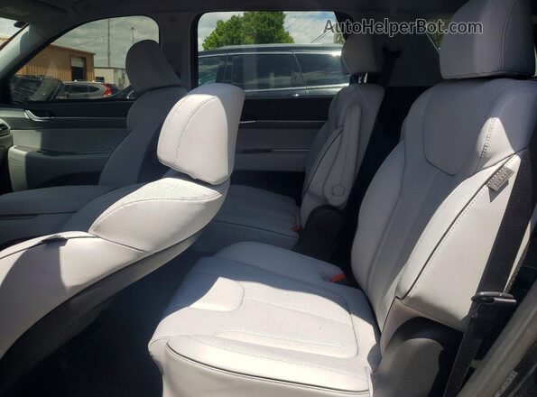KM8R2DGE2PU636380 2023 HYUNDAI PALISADE Черный Вид задней части салона