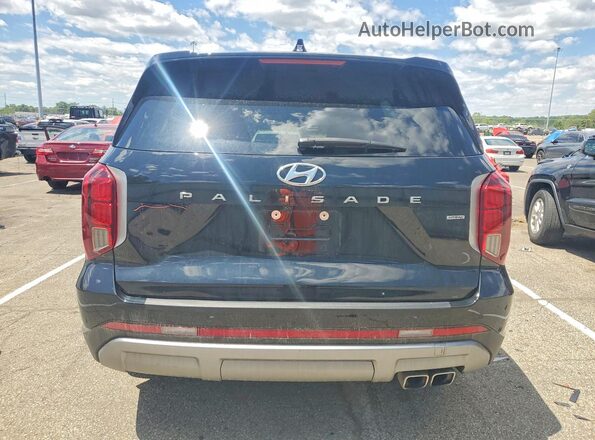 KM8R2DGE2PU636380 2023 HYUNDAI PALISADE Черный Вид сзади