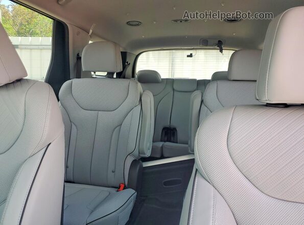 KM8R2DGE2PU636380 2023 HYUNDAI PALISADE Черный Вид задних сидений
