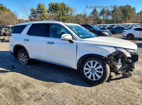 KM8R2DGE4PU643489 2023 HYUNDAI PALISADE Белый Передняя правая четверть