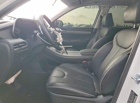 KM8R34GEXRU725288 2024 HYUNDAI PALISADE White Widok wnętrza z przodu