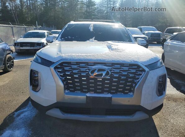 KM8R3DHE2MU312059 2021 HYUNDAI PALISADE Белый Вид спереди