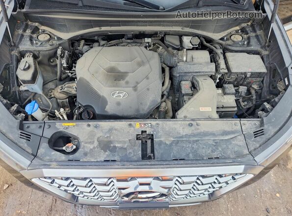 KM8R3DHE4LU080871 2020 HYUNDAI PALISADE Black Vista del compartimento del motor