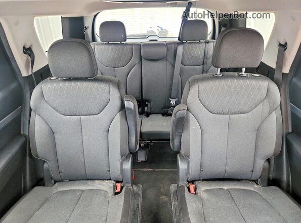 KM8R3DHE4LU080871 2020 HYUNDAI PALISADE Black Vista de los asientos traseros