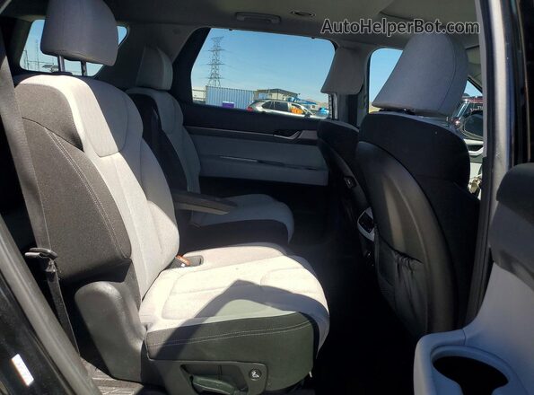 KM8R3DHE7LU088334 2020 HYUNDAI PALISADE Black Widok wnętrza z tyłu