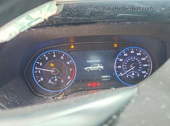KM8R44HE1MU172907 2021 HYUNDAI PALISADE Серый Вид щитка приборов