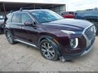 2020 Hyundai Palisade Sel Burgundy vin: KM8R44HE3LU037622