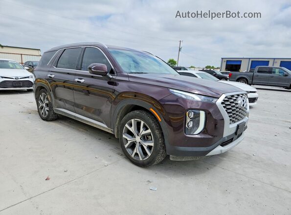 KM8R44HE6LU170908 2020 HYUNDAI PALISADE Фиолетовый Передняя правая четверть