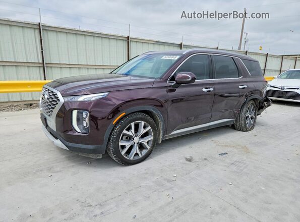 KM8R44HE6LU170908 2020 HYUNDAI PALISADE Фиолетовый Передняя левая четверть