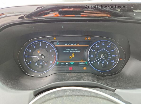 KM8R44HE6LU170908 2020 HYUNDAI PALISADE Фиолетовый Вид щитка приборов