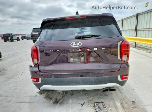 KM8R44HE6LU170908 2020 HYUNDAI PALISADE Фиолетовый Вид сзади