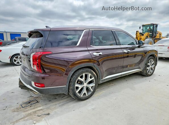KM8R44HE6LU170908 2020 HYUNDAI PALISADE Фиолетовый Задняя правая четверть
