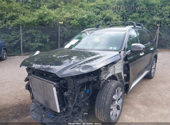 KM8R44HEXMU305132 2021 HYUNDAI PALISADE Черный Передняя левая четверть