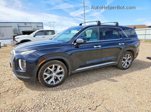 KM8R4DHE0MU178181 2021 HYUNDAI PALISADE Черный Передняя левая четверть