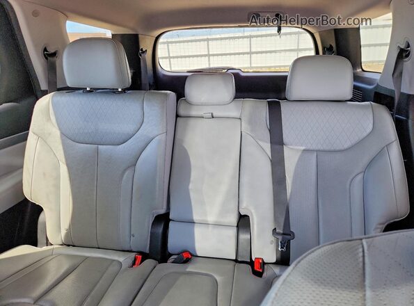 KM8R4DHE0MU178181 2021 HYUNDAI PALISADE Черный Вид задних сидений