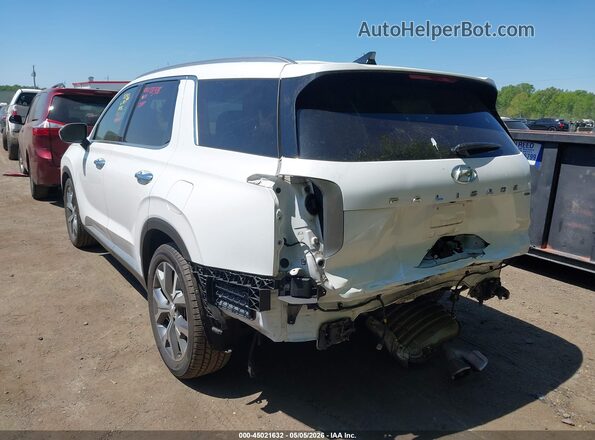 KM8R4DHE3MU203378 2021 HYUNDAI PALISADE Белый Задняя левая четверть