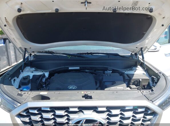 KM8R4DHE3MU203378 2021 HYUNDAI PALISADE Белый Вид сзади