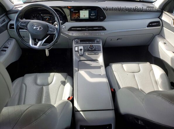 KM8R4DHE5LU171614 2020 HYUNDAI PALISADE Черный Вид панели приборов