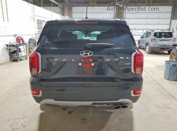 KM8R4DHE6LU110952 2020 HYUNDAI PALISADE Black Widok z tyłu
