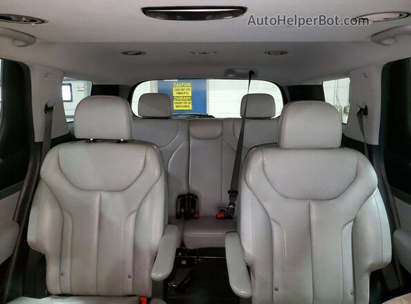 KM8R4DHE6LU110952 2020 HYUNDAI PALISADE Black Widok tylnych siedzeń