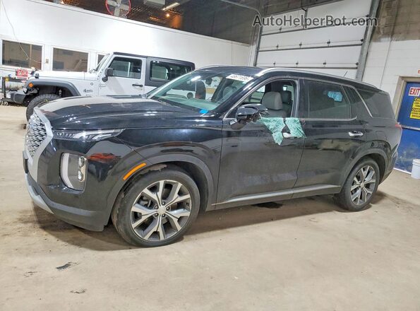 KM8R4DHE6LU110952 2020 HYUNDAI PALISADE Black Przód lewy