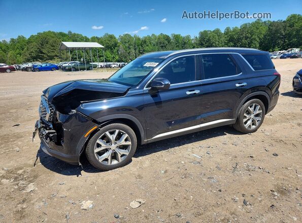 KM8R4DHE9LU060869 2020 HYUNDAI PALISADE Синий Передняя левая четверть