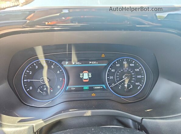 KM8R4DHE9LU060869 2020 HYUNDAI PALISADE Синий Вид щитка приборов