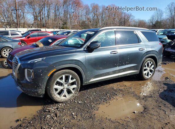 KM8R4DHEXLU059892 2020 HYUNDAI PALISADE Серый Передняя левая четверть