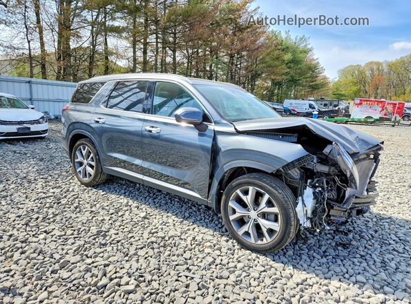 KM8R4DHEXMU319581 2021 HYUNDAI PALISADE Угольный Передняя правая четверть