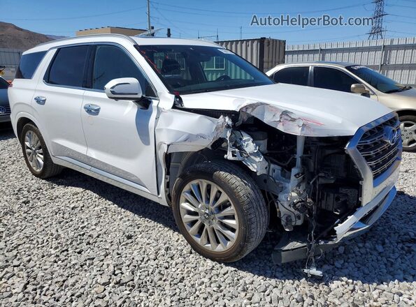 KM8R54HE3LU033163 2020 HYUNDAI PALISADE Белый Передняя правая четверть