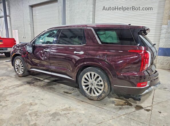 KM8R5DHE1LU131902 2020 HYUNDAI PALISADE Maroon უკანა მარცხენა