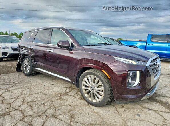 KM8R5DHE3LU151360 2020 HYUNDAI PALISADE Фиолетовый Передняя правая четверть