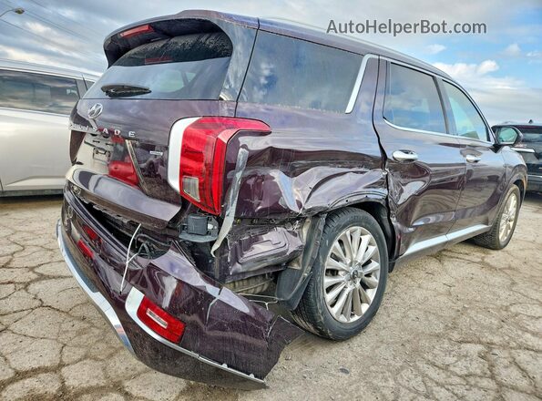 KM8R5DHE3LU151360 2020 HYUNDAI PALISADE Фиолетовый Задняя правая четверть