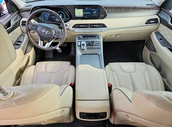KM8R5DHE3LU151360 2020 HYUNDAI PALISADE Фиолетовый Вид панели приборов