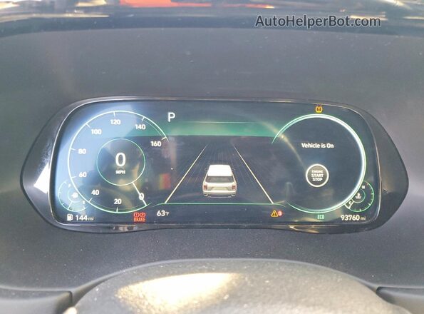 KM8R5DHE4LU071906 2020 HYUNDAI PALISADE Silver Widok zestawu wskaźników