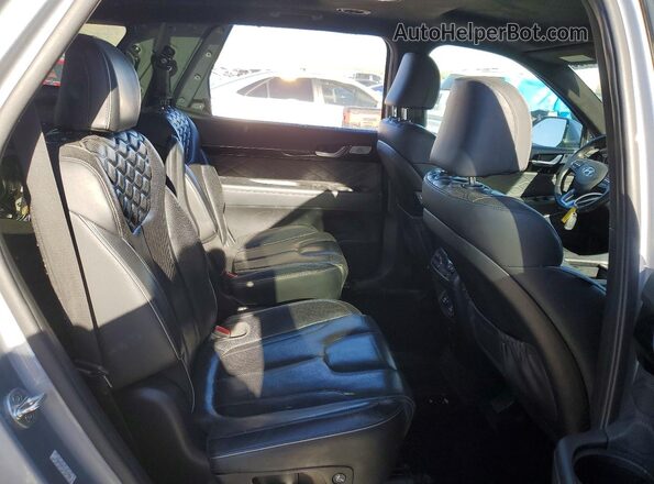 KM8R5DHE4LU071906 2020 HYUNDAI PALISADE Silver Widok wnętrza z tyłu