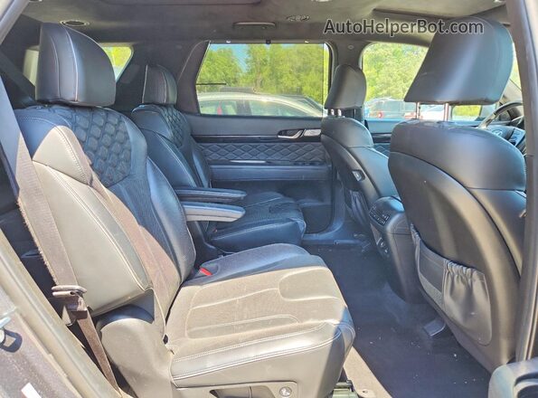 KM8R5DHE4LU112065 2020 HYUNDAI PALISADE Gray Widok wnętrza z tyłu