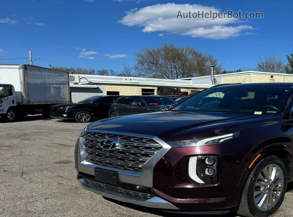 KM8R5DHE5LU071297 2020 HYUNDAI PALISADE Красный Передняя левая четверть