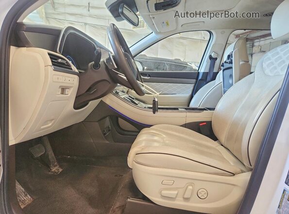 KM8R5DHE7LU167514 2020 HYUNDAI PALISADE White Widok wnętrza z przodu