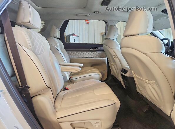 KM8R5DHE7LU167514 2020 HYUNDAI PALISADE White Widok tylnych siedzeń
