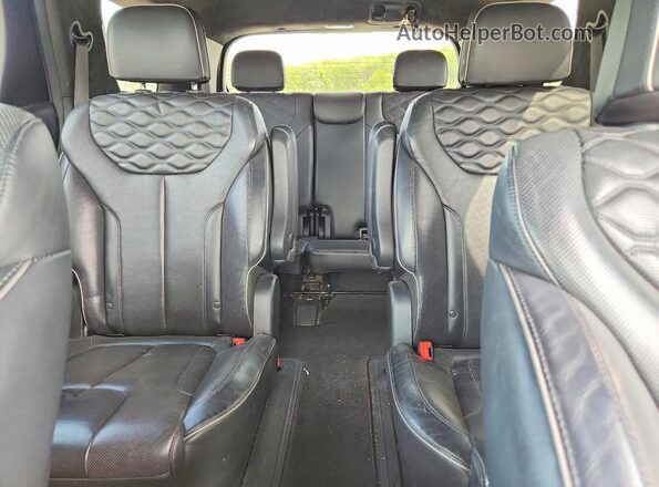 KM8R5DHE9LU070329 2020 HYUNDAI PALISADE Gray Vista de los asientos traseros