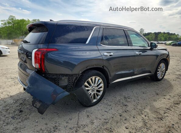 KM8R5DHE9LU070329 2020 HYUNDAI PALISADE Gray Trasero derecho