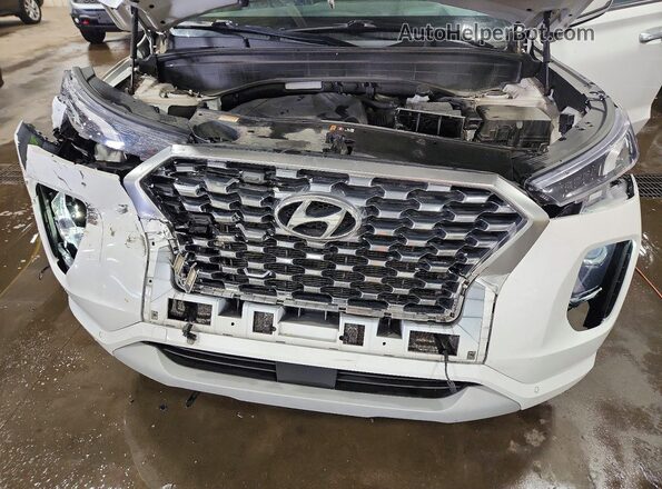 KM8R5DHEXMU201964 2021 HYUNDAI PALISADE White Widok komory silnika