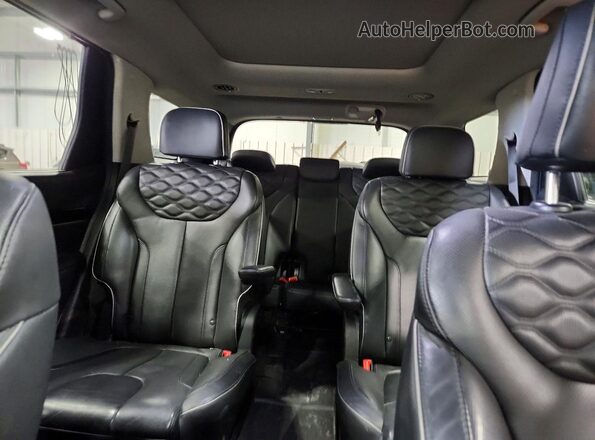 KM8R5DHEXMU201964 2021 HYUNDAI PALISADE White Widok tylnych siedzeń