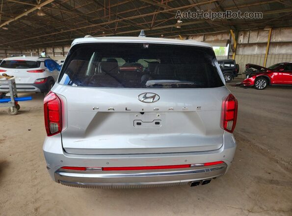 KM8R74GEXPU512102 2023 HYUNDAI PALISADE Серебряный Вид сзади