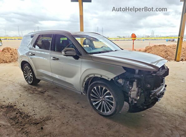 KM8R74GEXPU512102 2023 HYUNDAI PALISADE Серебряный Передняя правая четверть