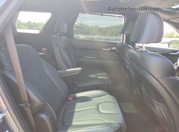 KM8R74HE8MU274910 2021 HYUNDAI PALISADE Серый Вид задней части салона