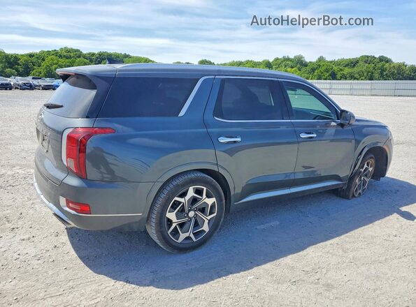 KM8R74HE8MU274910 2021 HYUNDAI PALISADE Серый Задняя правая четверть