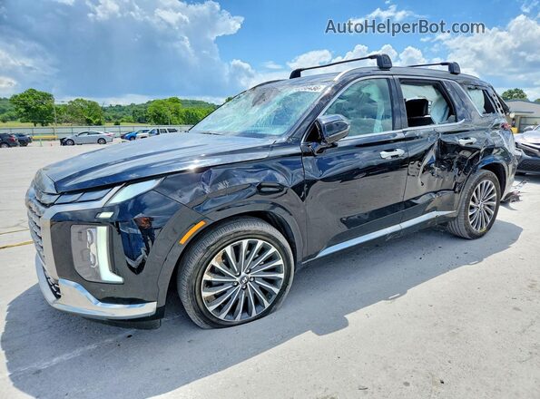 KM8R7DGE0RU695528 2024 HYUNDAI PALISADE Черный Передняя левая четверть